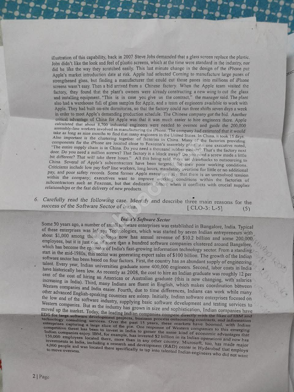 International Business – Spring 2024 – Midterm — page 2