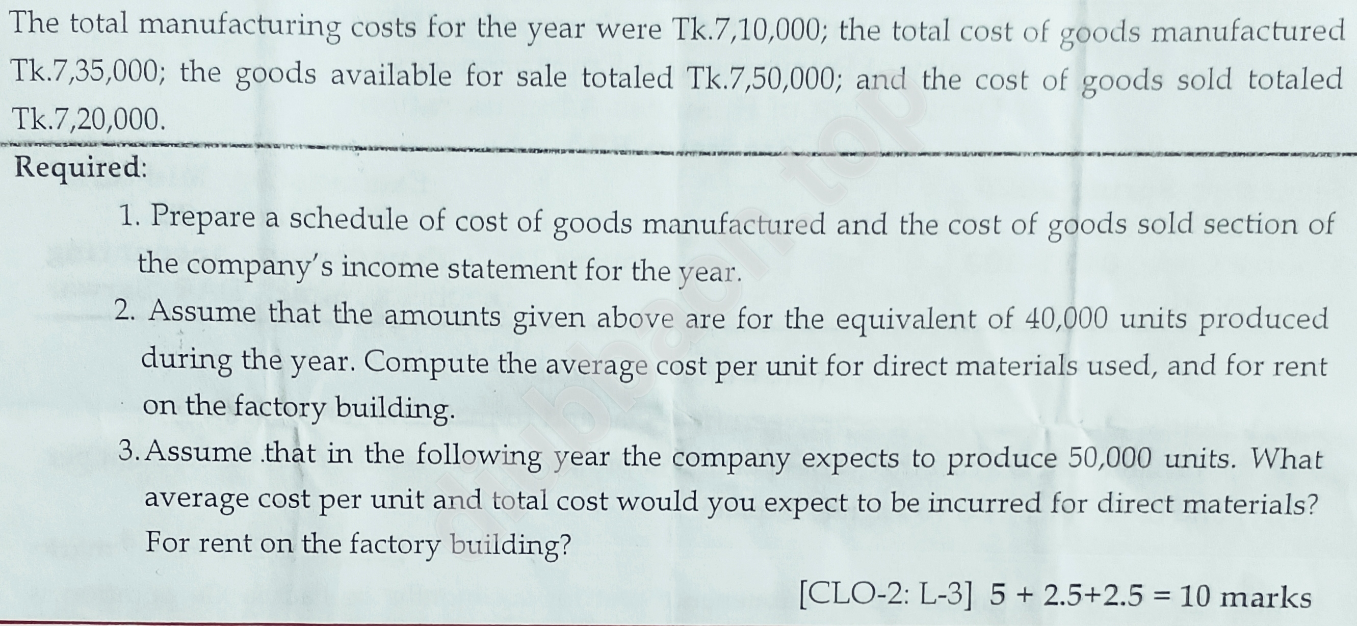 Management Accounting – Spring 2026 – Midterm — page 2