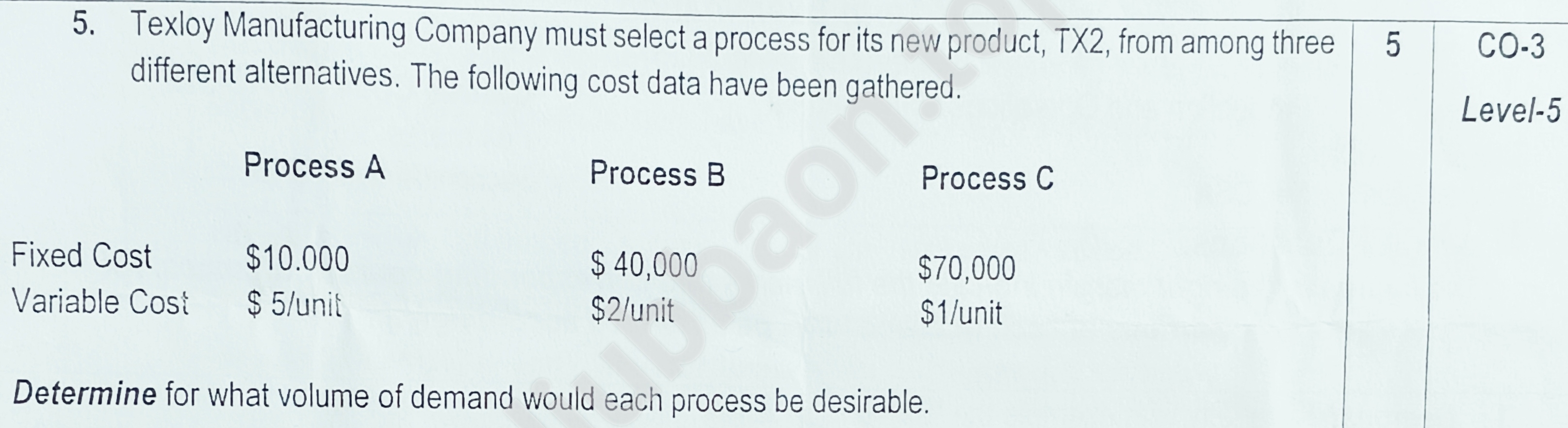 Production and Operations Management – Spring 2026 – Midterm — page 2