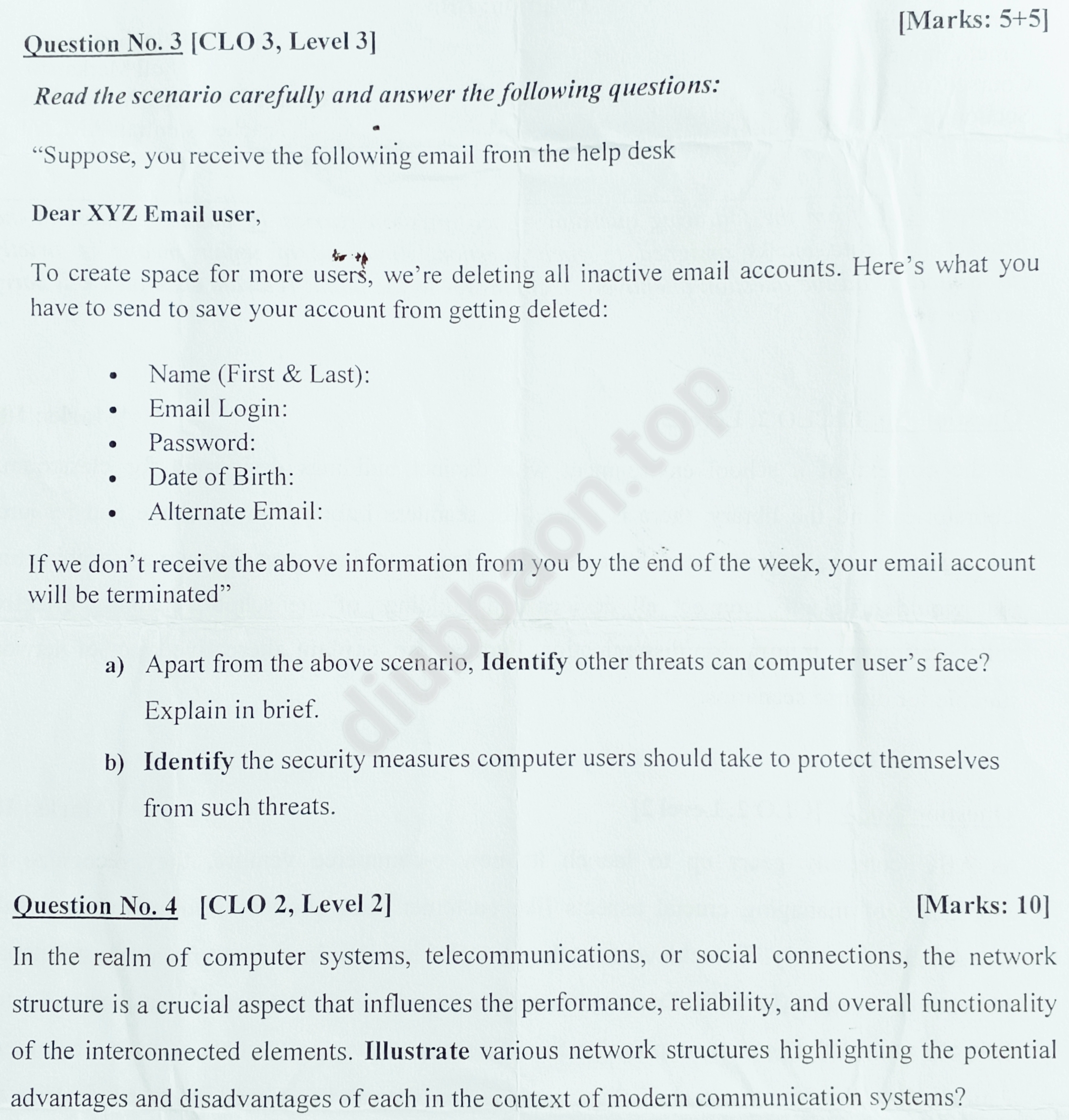 ICT in Business – Spring 2024 – Final — page 2