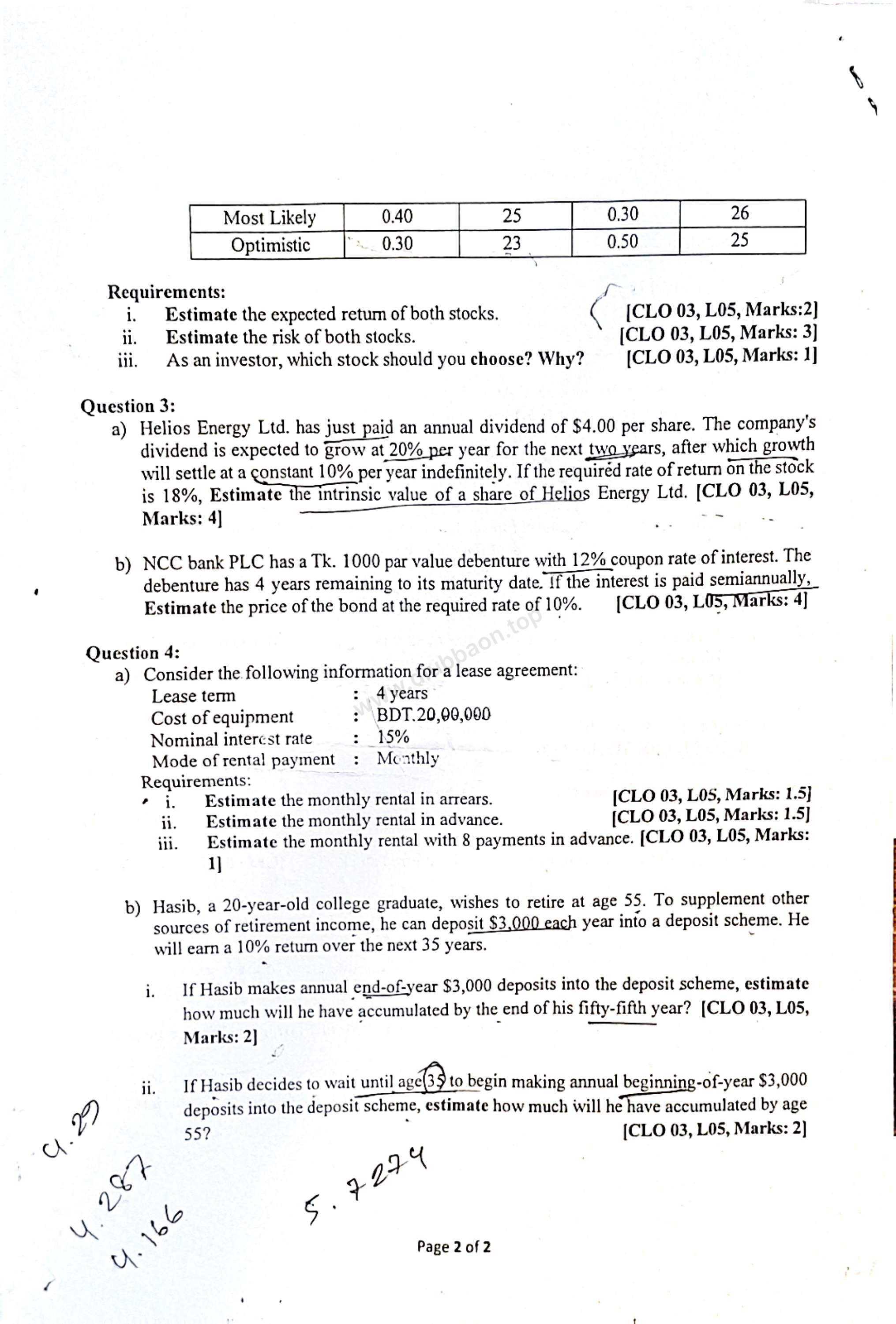 0412-123 – Principles of Finance – Summer 2026 – BBA 70 – Final — page 1