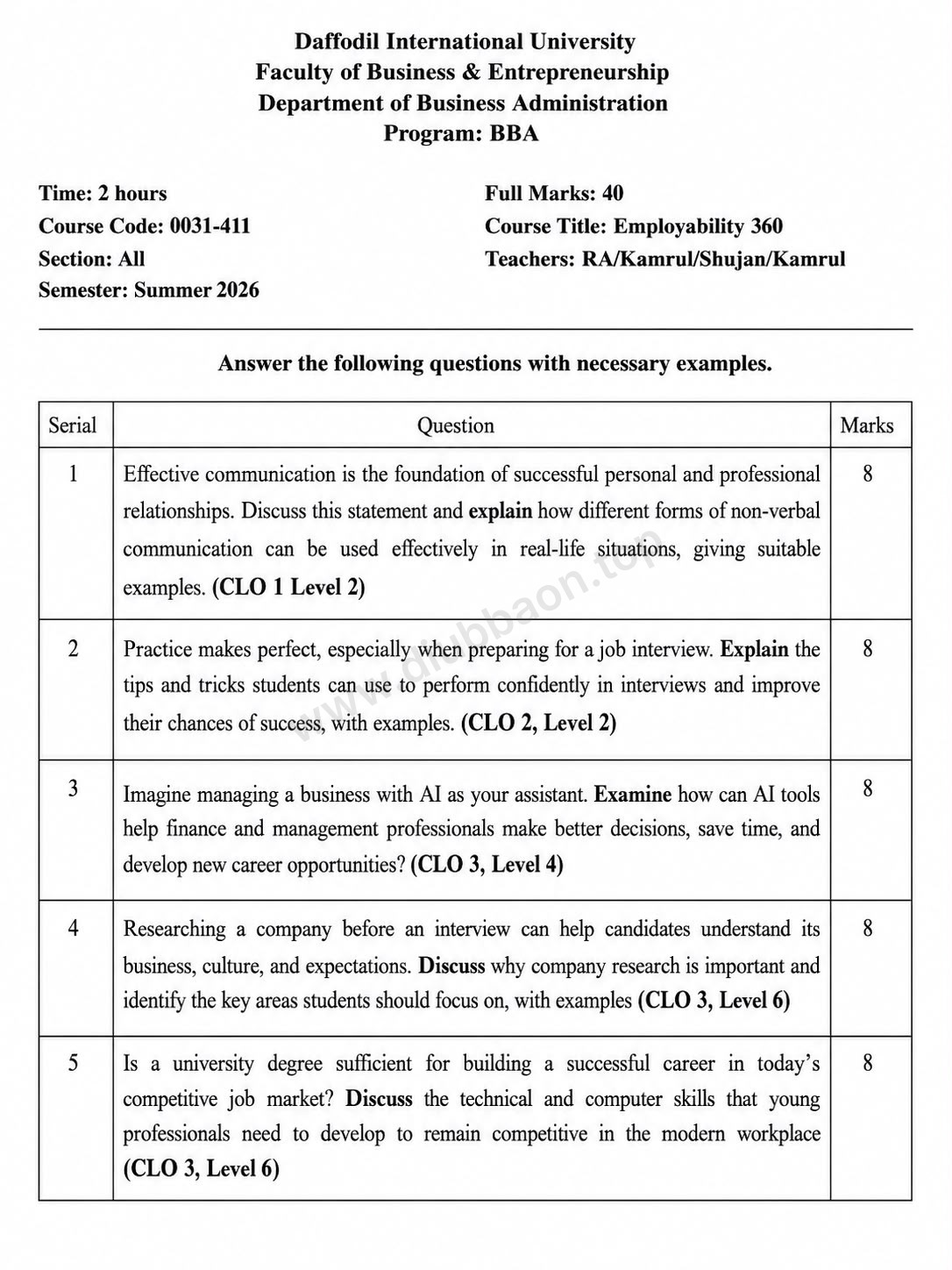 0031-411 – Employability 360 – Summer 2026 – BBA 66 – Final