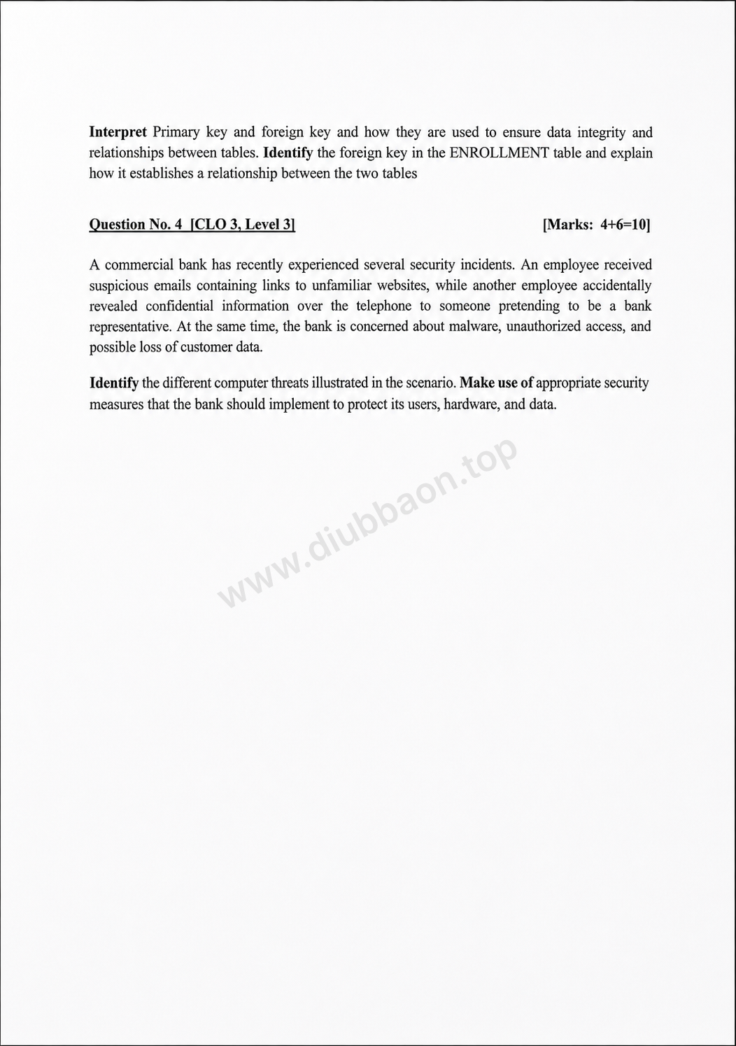 0611-113 – ICT in Business – SUMMER, 2026 – BBA 72 – Final — page 2