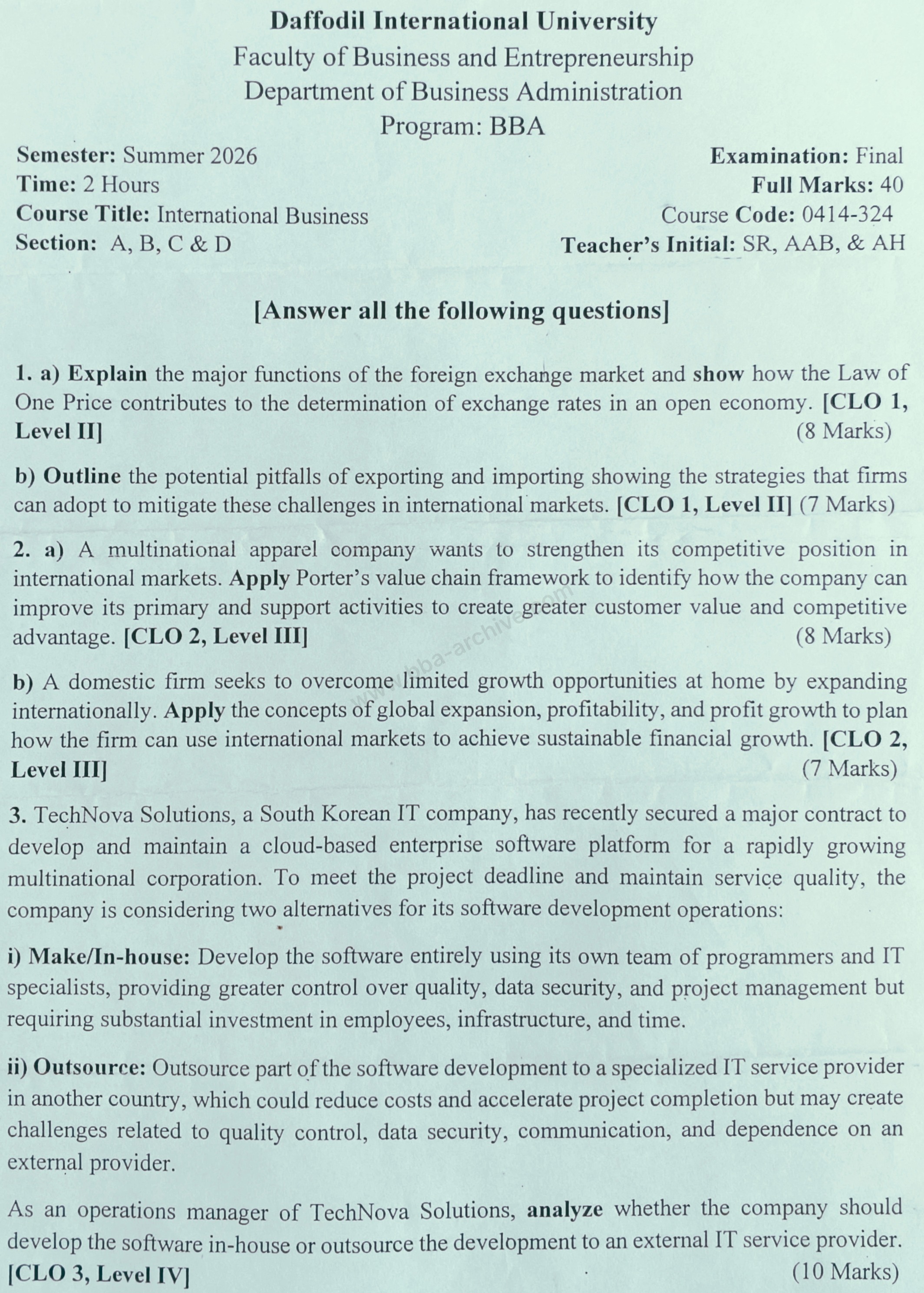 0414-324 – International Business – Summer 2026 – BBA 66 – Final